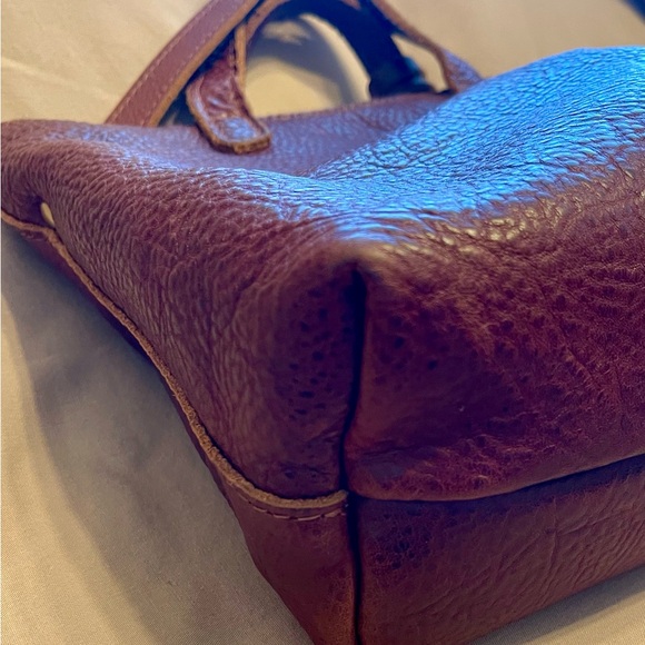 Portland Leather Crossbody Mini in Nutmeg with Leather Tassel - Picture 3 of 13